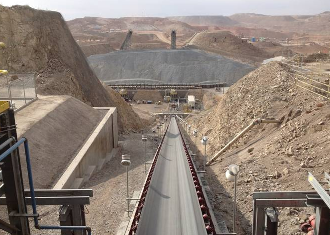 Open Pit Mining Conveyor