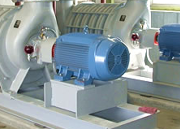 Motors driving pumps